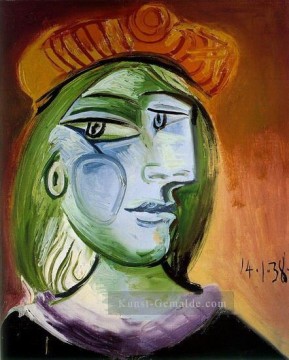 portrait of victor guye Ölbilder verkaufen - Portrait Woman 1938 cubism Pablo Picasso